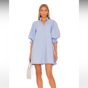 Sovere Pleat Smock Mini Dress